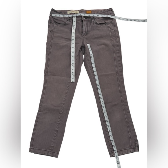 Pilcro And The Letterpress Gray Straight Leg Jeans Size 27 Women’s - Picture 5 of 7